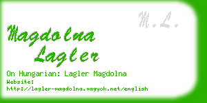 magdolna lagler business card